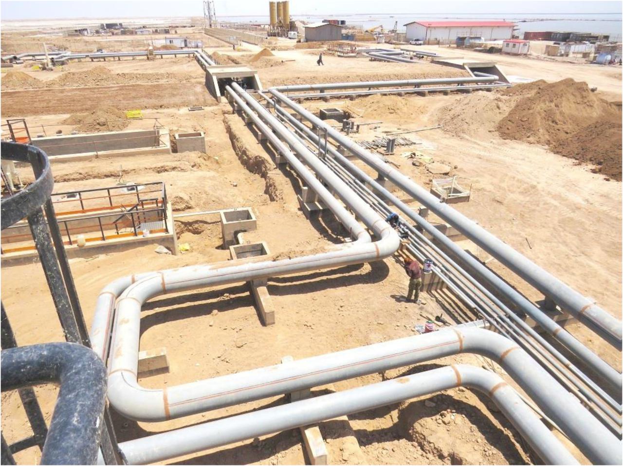 پروژه احداث خط لوله صادراتی نفت و گاز به NGL3200 و غرب کارون به طول 107 کیلومتر 
